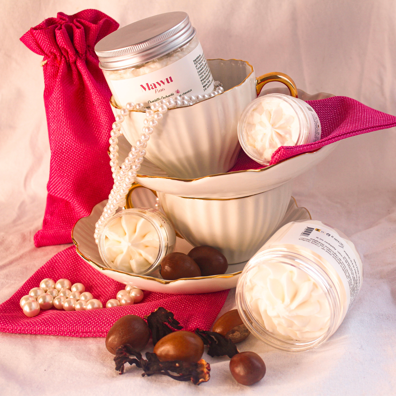 Chantilly Enchantée de Mawu Paris pour hydrater et réparer la barrière cutanée.