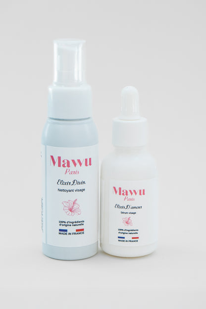 Grand Duo Divin: huile nettoyante - sérum nourrissant