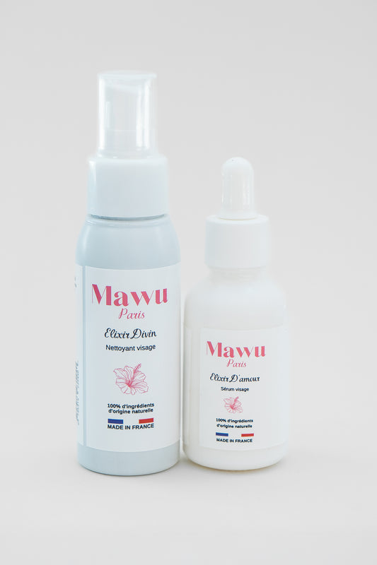 Grand Duo Divin: huile nettoyante - sérum nourrissant