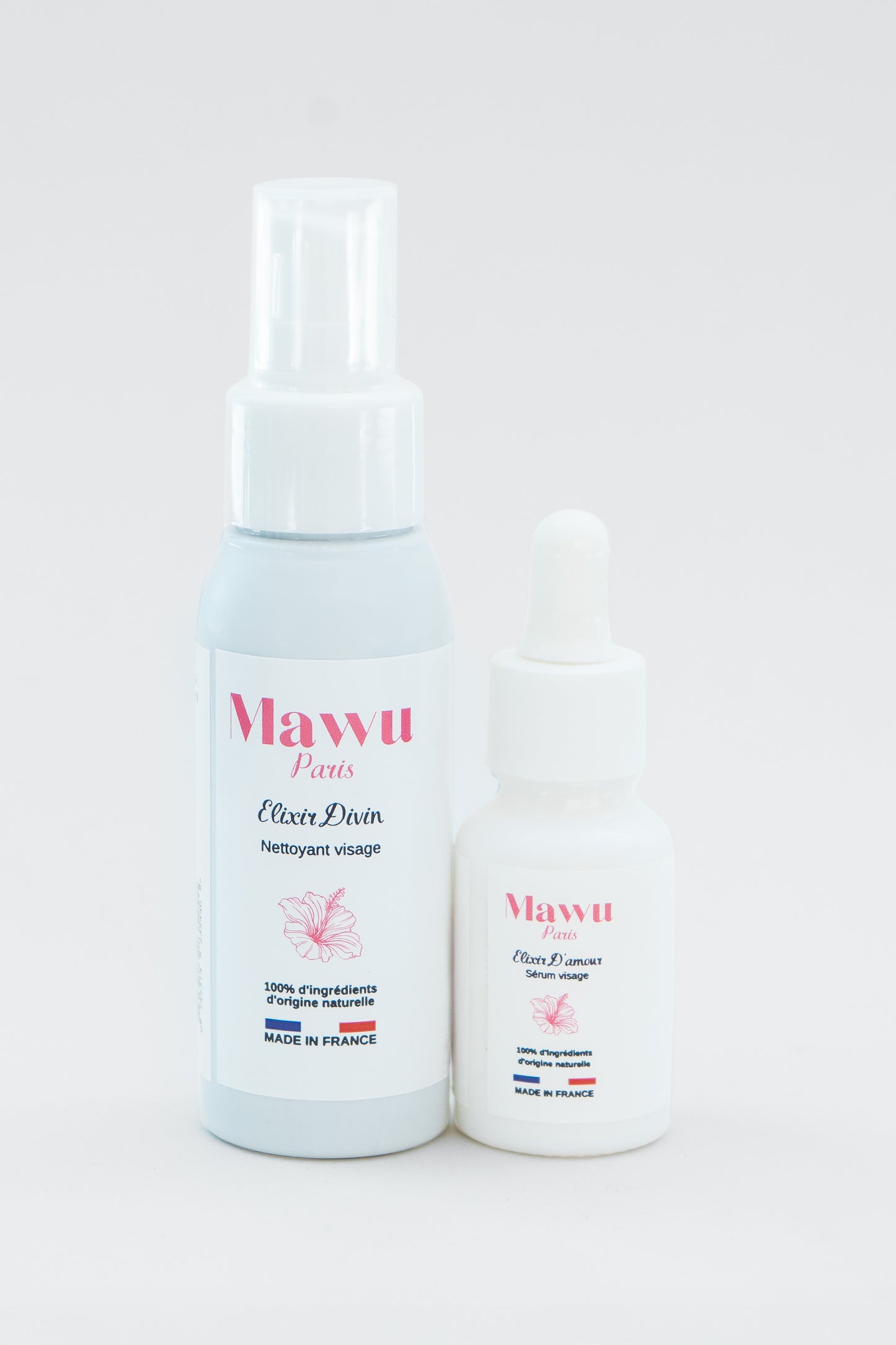 Petit Duo Divin: huile nettoyante - sérum nourrissant visage