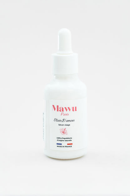 Grand Duo Divin avec accessoires: huile nettoyante visage - sérum nourrissant visage - Gua sha en jade rose - lot de 6 lingettes démaquillantes lavables