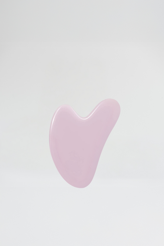 Gua sha en jade rose