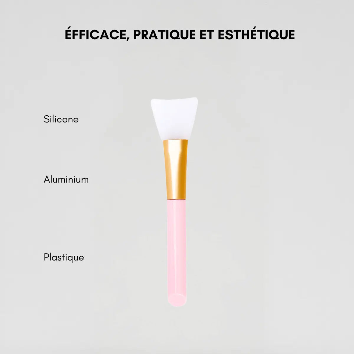 Pinceau applicateur en silicone pour masque DIY
