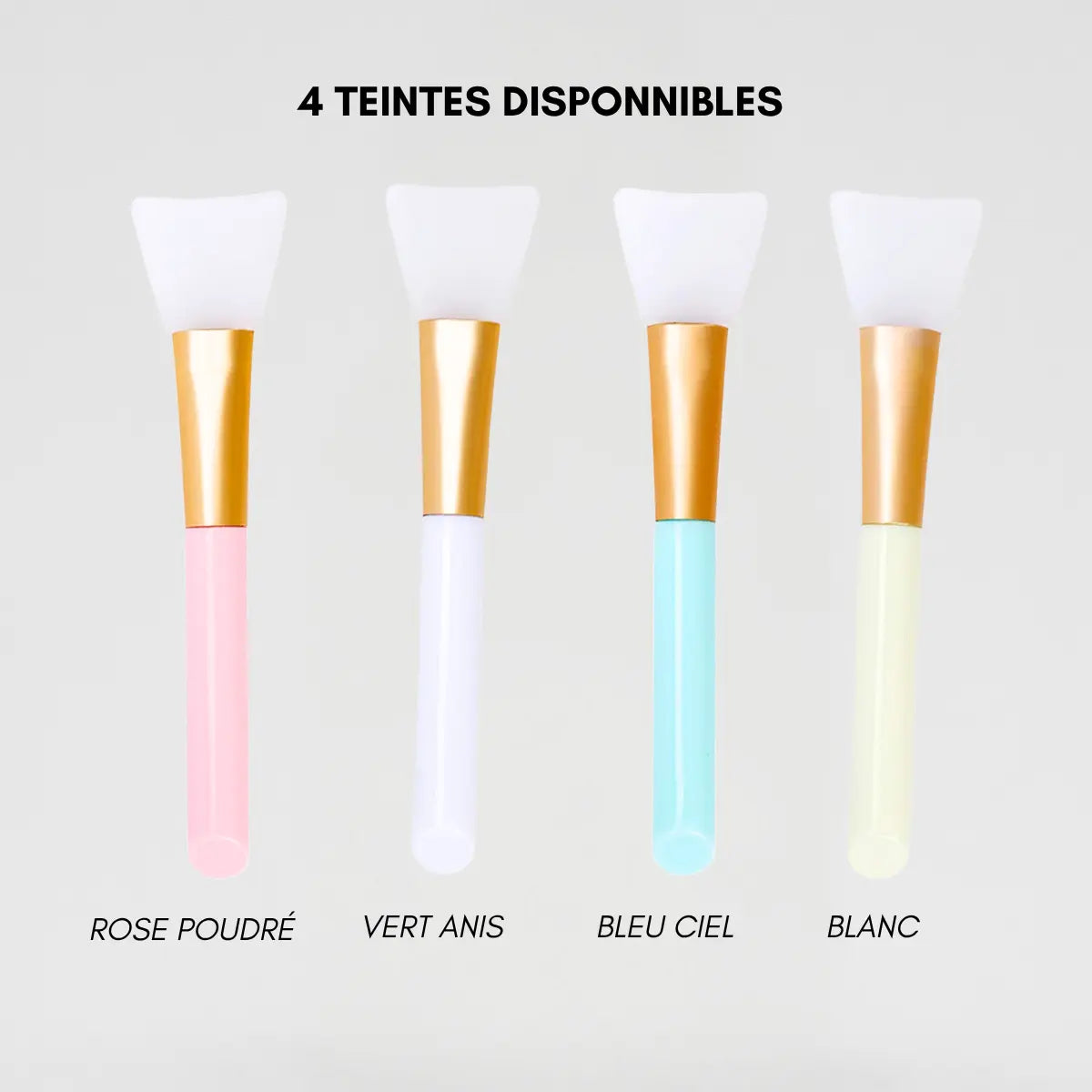 Pinceau applicateur en silicone pour masque DIY