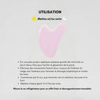 Gua sha en jade rose