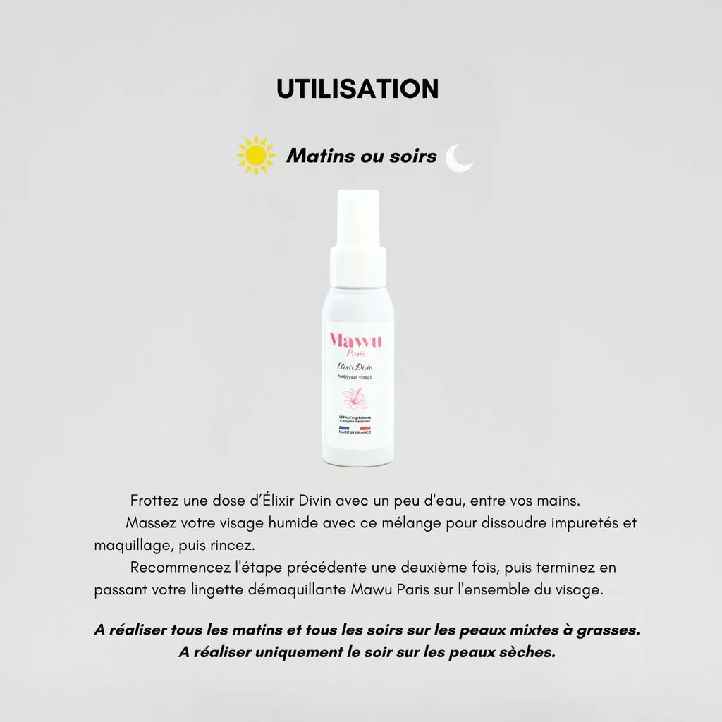 Élixir Divin: huile nettoyante